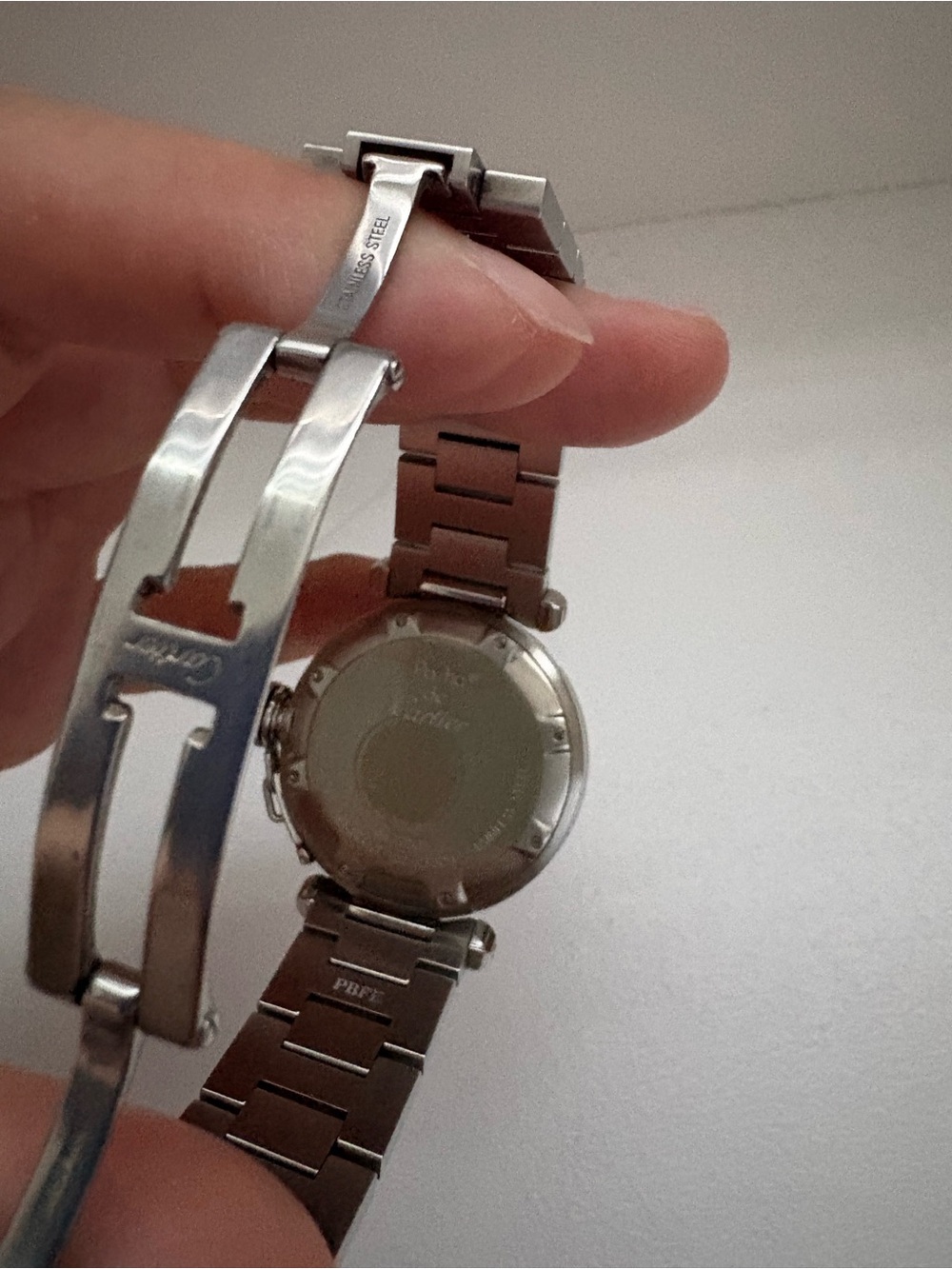 Cartier Stainless Steel Watch with Black Dial - Picture 3 of 8